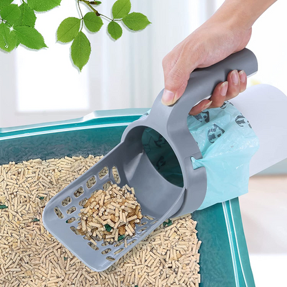 Cat Litter Scoop with Built in Bag