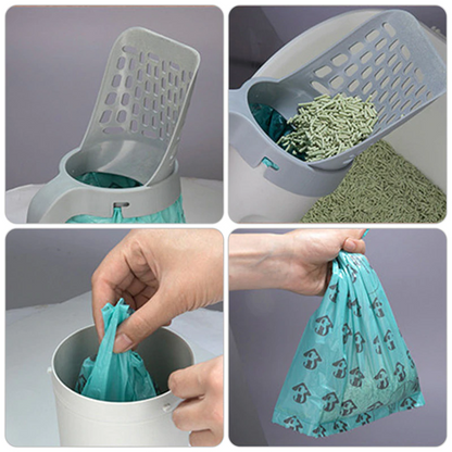 Cat Litter Scoop with Built in Bag